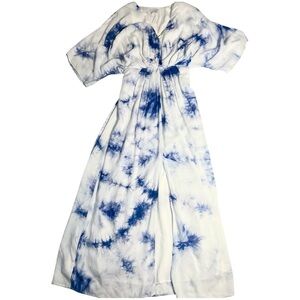 NWT Blue and White Tie-Dye Maxi Dress “Lucy Paris” Women’s Size s/m